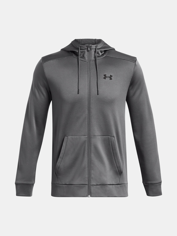 Under Armour Мъжки суитшърт Under Armour UA Armour Fleece FZ Hoodie-GRY
