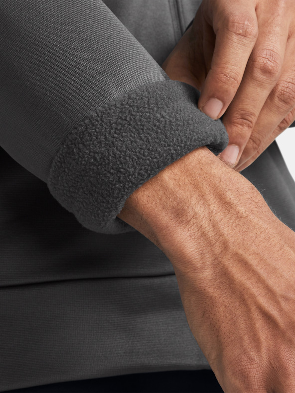 Under Armour Мъжки суитшърт Under Armour UA Armour Fleece FZ Hoodie-GRY