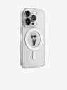 Karl Lagerfeld Karl Lagerfeld IML Ikonik MagSafe заден капак за iPhone 15 Pro прозрачен