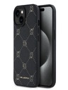 Karl Lagerfeld PU Karl Heads Pattern Magsafe заден капак за iPhone 15 Black Karl Lagerfeld