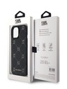 Karl Lagerfeld PU Karl Heads Pattern Magsafe заден капак за iPhone 15 Black Karl Lagerfeld