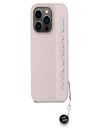 Karl Lagerfeld Karl Lagerfeld PU Saffiano Rhinestone Charm Заден капак за iPhone 15 Pro Pink