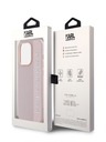 Karl Lagerfeld Karl Lagerfeld PU Saffiano Rhinestone Charm Заден капак за iPhone 15 Pro Pink