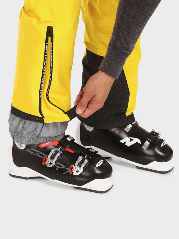 Kilpi Жълти мъжки ски панталони Kilpi METHONE