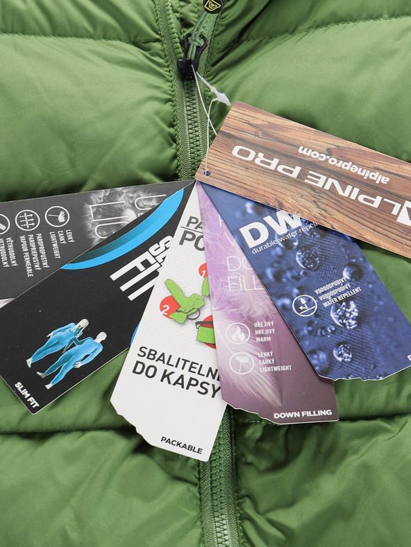 ALPINE PRO Мъжко зимно пухено яке ALPINE PRO ROGIT treetop