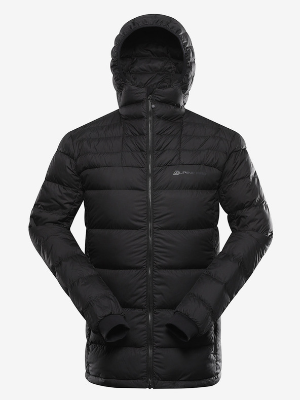 ALPINE PRO Мъжко зимно пухено яке с dwr ALPINE PRO ROGIT черно