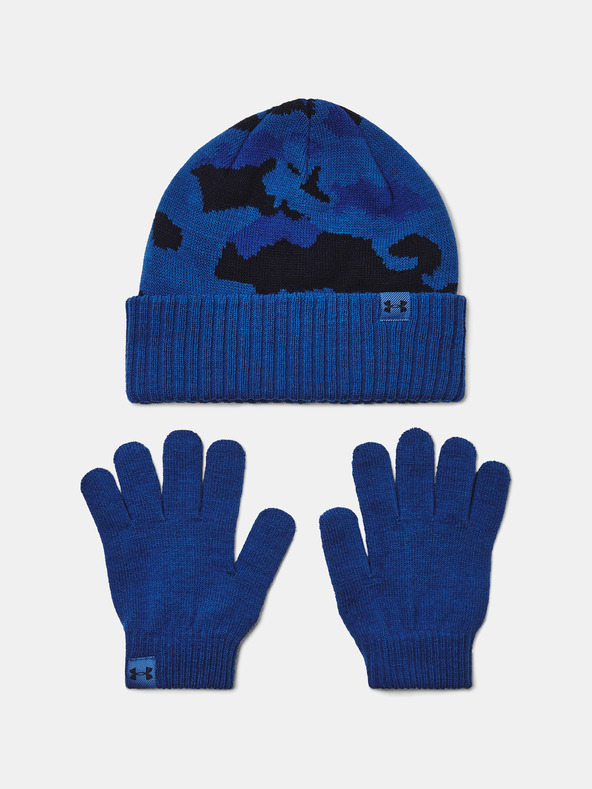 Under Armour Момчета Under Armour B Beanie/Glove Combo-BLU