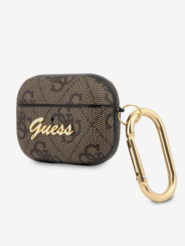 Guess 4G Script PC/PU Airpods Pro Brown Калъф