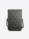 Guess Guess PU 4G Триъгълна чанта за телефон с лого Guess PU 4G Black