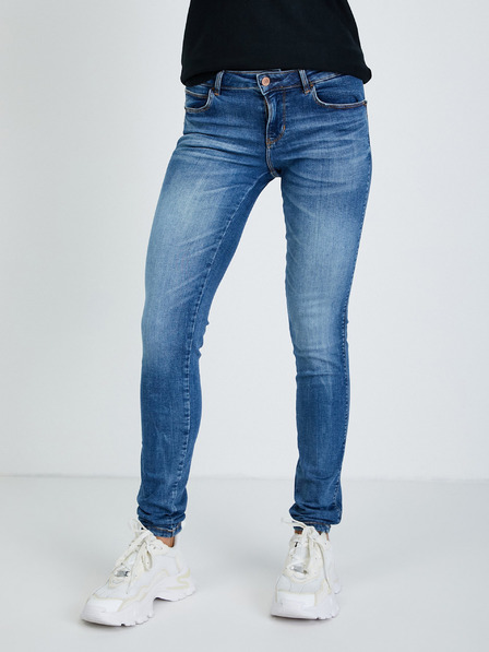 Guess Сини дамски дънки с къси крачоли Guess Curve X