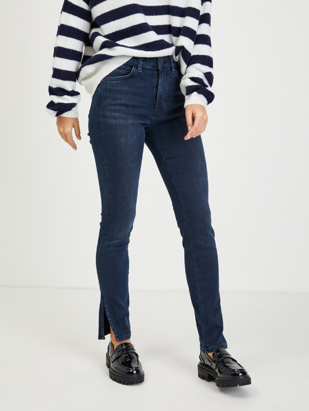 Guess Тъмно сини дамски дънки с разкроени крачоли Guess 1981