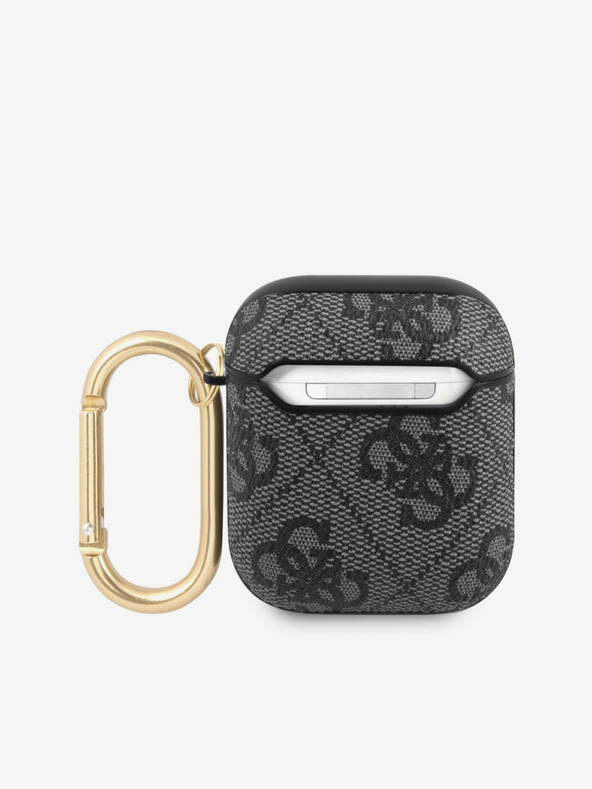 Guess 4G Script PC/PU AirPods 1/2 Black Калъф