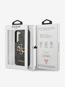 Guess PU 4G Metal Logo Zadní Kryt pro Samsung Galaxy S23 Grey Калъф за телефон