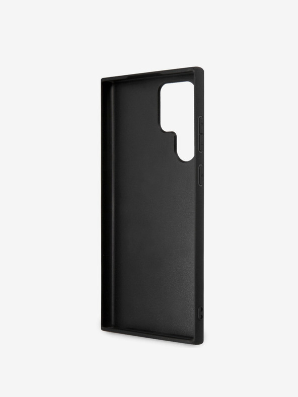 Guess PU 4G Metal Logo Zadní Kryt pro Samsung Galaxy S23 Ultra Grey Калъф за телефон