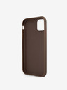 Guess Guess PU 4G метално лого заден капак за iPhone 11 Brown