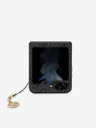 Guess 4G Charm Zadní Kryt pro Samsung Galaxy Z Flip 5 Grey Калъф за телефон