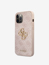 Guess Guess PU 4G Metal Logo Back Cover за iPhone 12 Pro Max Pink
