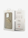 Guess Guess PU Perforated 4G Glitter Metal Logo Back Cover за iPhone 15 Pro Gold