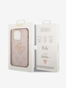 Guess Guess PU 4G Metal Logo Back Cover за iPhone 15 Pro Pink