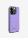 Guess Guess Sequin Script Logo Back Cover за iPhone 14 Pro Purple