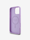 Guess Guess Saffiano Peony Stamp MagSafe заден капак за iPhone 16 Pro Purple