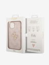 Guess Guess PU 4G Metal Logo Back Cover за iPhone 14 Pink