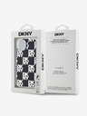 DKNY PC/TPU кариран заден капак за iPhone 15 черен DKNY