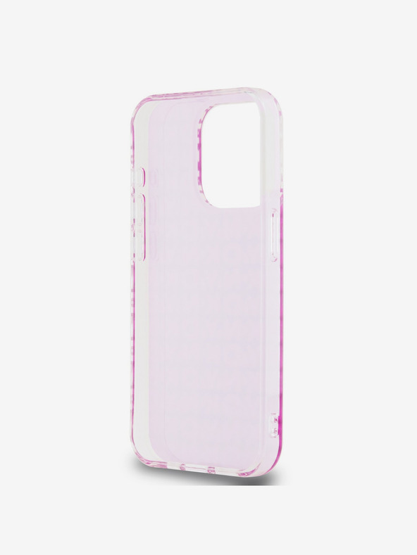 DKNY PC/TPU заден капак с повтаряща се шарка за iPhone 15 Pro Max Pink DKNY
