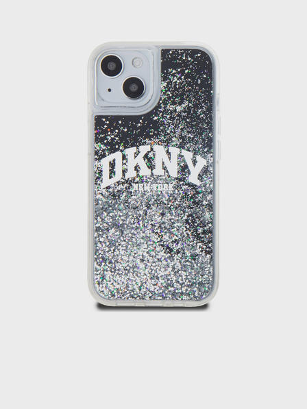 DKNY Заден капак с лого арка за iPhone 11 Black DKNY Течен блясък