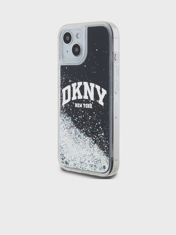 DKNY Заден капак с лого арка за iPhone 11 Black DKNY Течен блясък