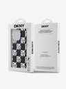 DKNY PC/TPU кариран заден капак за iPhone 15 Pro Max Black DKNY