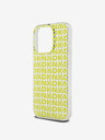 DKNY PC/TPU заден капак с повтаряща се шарка за iPhone 15 Pro Max Yellow DKNY