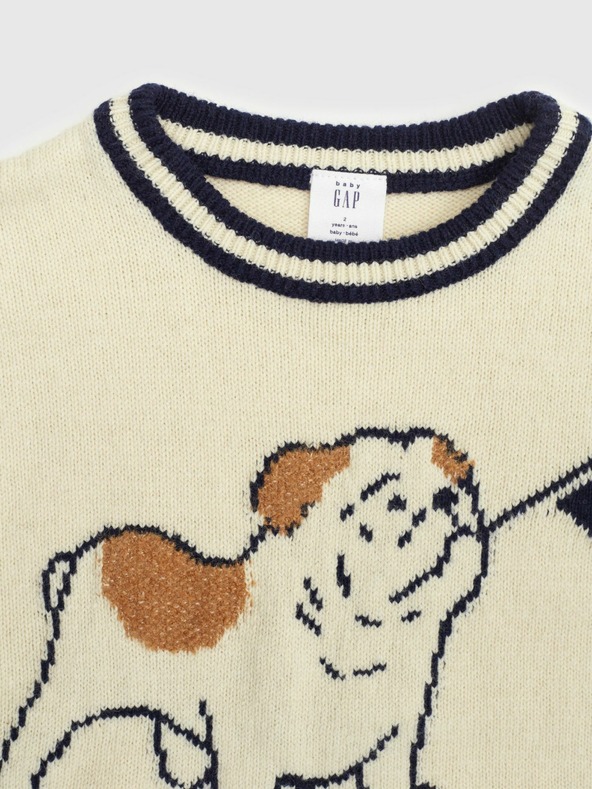 GAP Бебешки плетен пуловер GAP