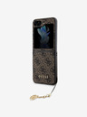 Guess Guess Заден капак 4G Charm за Samsung Galaxy Z Flip 5 Brown