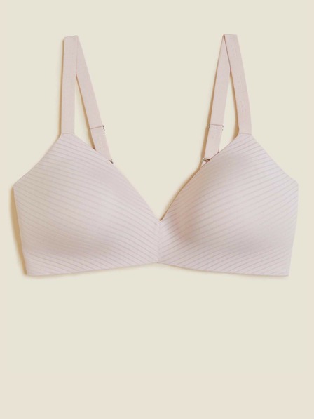 Marks & Spencer Гладък сутиен с подплънки и пълни чашки, размер 4,5 унж. A-E Marks & Spencer розов