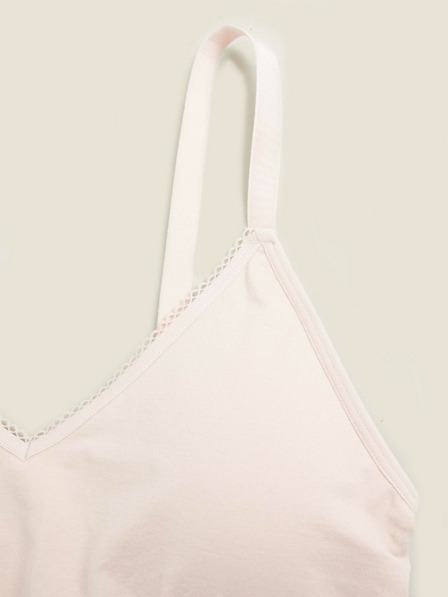 Marks & Spencer Комплект от три дамски безшевни сутиена в сиво, светлорозово и тъмносиньо Marks & Spencer