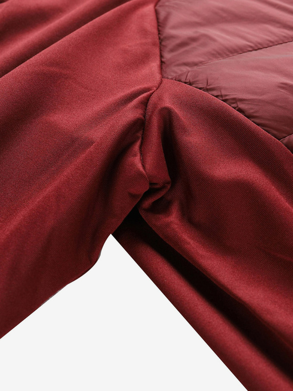 ALPINE PRO Червена дамска зимна рокля с висока температура ALPINE PRO OMERA