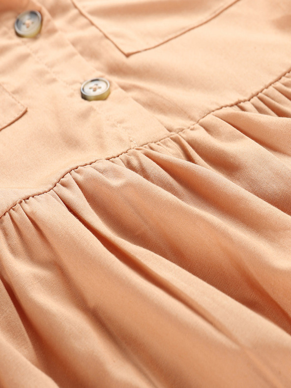 NAX Кафява рокля за момичета NAX Erfo