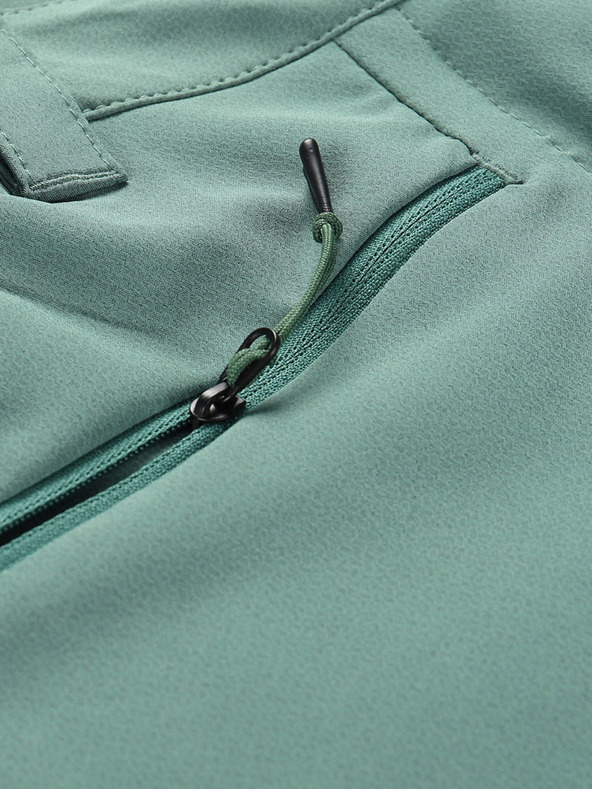 ALPINE PRO Дамски софтшел панталон ALPINE PRO RAMELA зелен