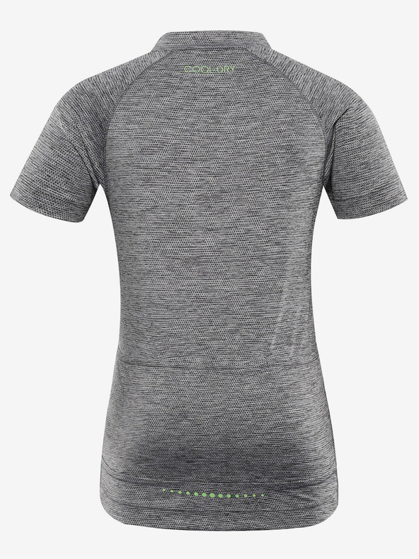 ALPINE PRO Детска бързосъхнеща тениска за колоездене ALPINE PRO LATTERO сива