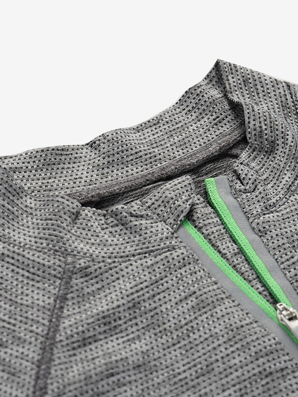 ALPINE PRO Детска бързосъхнеща тениска за колоездене ALPINE PRO LATTERO сива