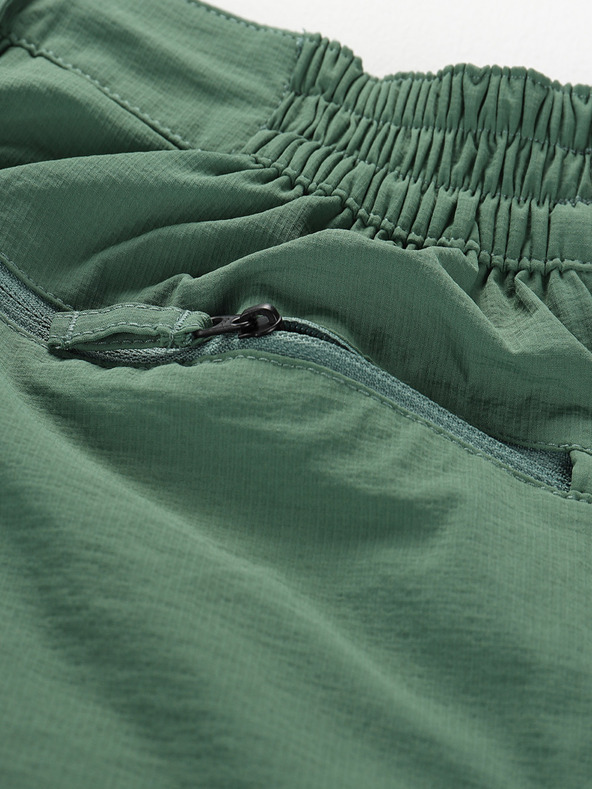 ALPINE PRO Мъжки панталони с хидроизолация и свалящи се крачоли. ALPINE PRO NESC зелен