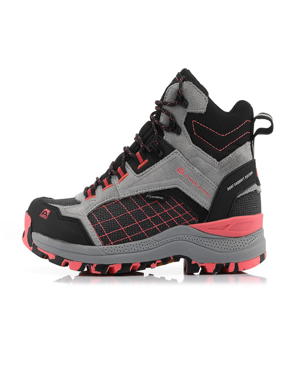 ALPINE PRO Сива дамска outdoor обувка с мембрана PTX Alpine Pro Zerne