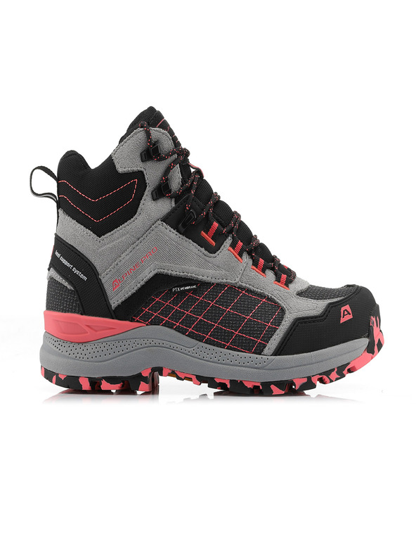 ALPINE PRO Сива дамска outdoor обувка с мембрана PTX Alpine Pro Zerne