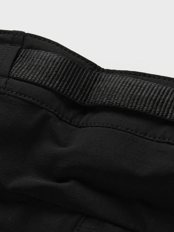 ALPINE PRO Черни дамски софтшел панталони с DWR обработка Alpine Pro Akana