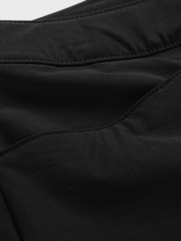 ALPINE PRO Черни дамски софтшел панталони с DWR обработка Alpine Pro Akana