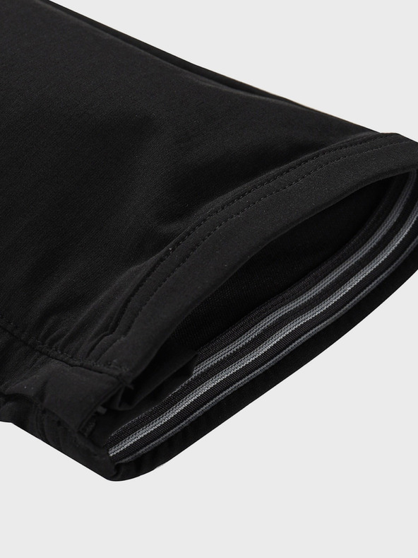 ALPINE PRO Черни дамски софтшел панталони с DWR обработка Alpine Pro Akana