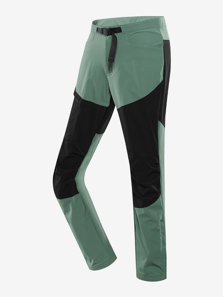 ALPINE PRO Зелени мъжки софтшел панталони Alpine Pro Akan