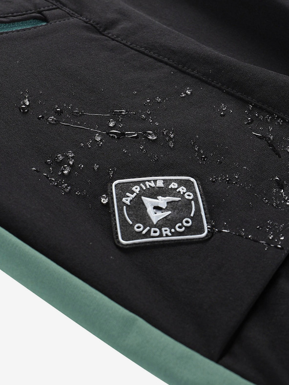 ALPINE PRO Зелени мъжки софтшел панталони Alpine Pro Akan