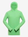 ALPINE PRO Зелен мъжки бързосъхнещ суитшърт Alpine Pro Izar